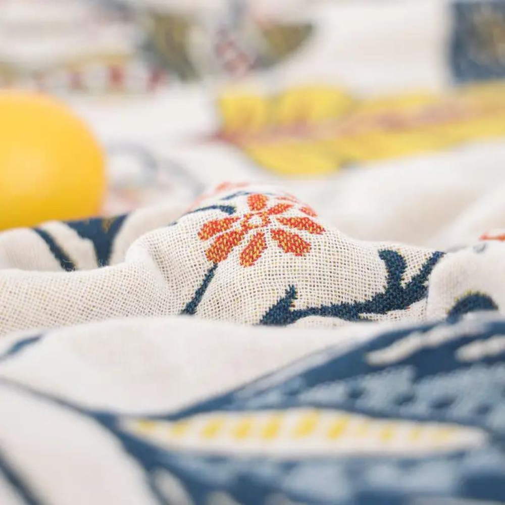 Artistic Weavers' Flora Jacquard Blanket, sophisticated design