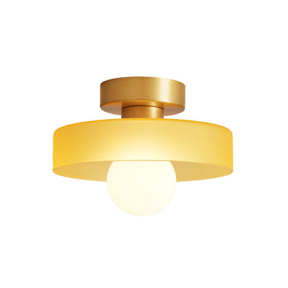 Elara haus Glass LED Ceiling Light - Dimmable