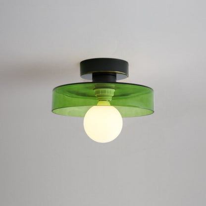 Elara haus Glass LED Ceiling Light - Dimmable