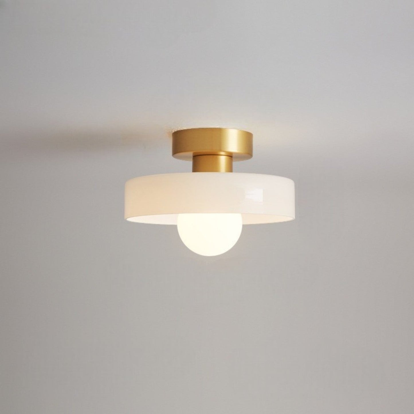 Elara haus Glass LED Ceiling Light - Dimmable