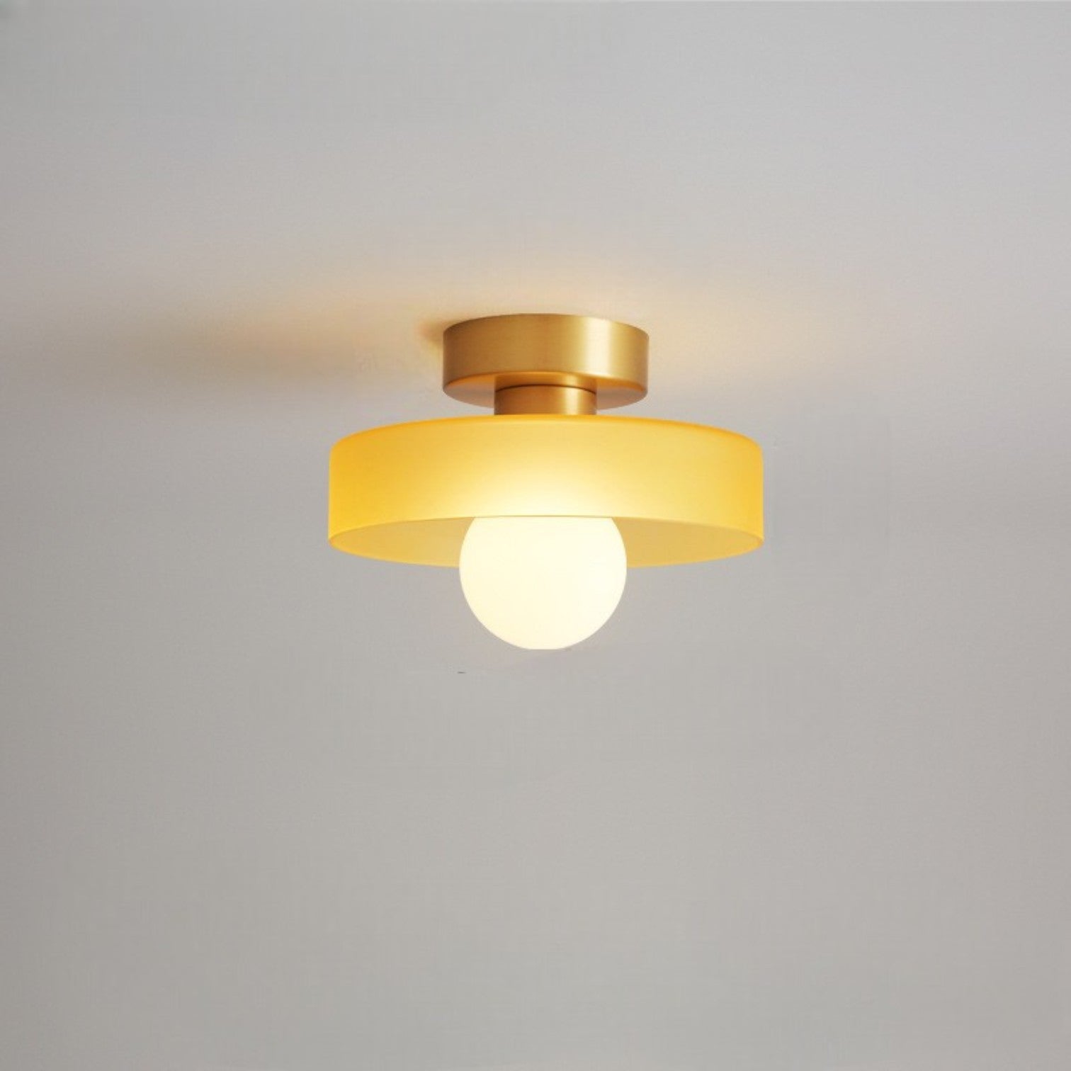 Elara haus Glass LED Ceiling Light - Dimmable