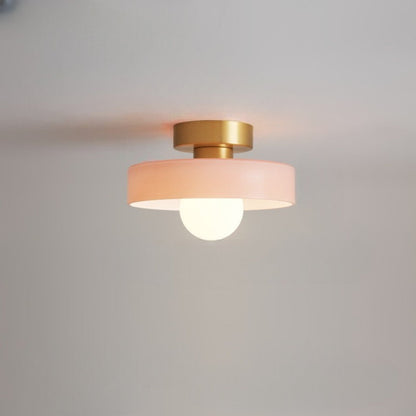 Elara haus Glass LED Ceiling Light - Dimmable