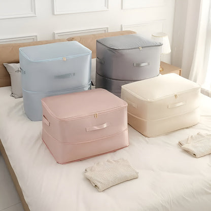 Compression packing bag for travel and home storage needs.