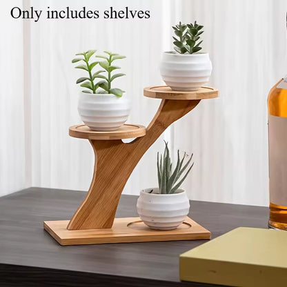 Bamboo Shelf | Compact Desktop & Balcony Organizer 0