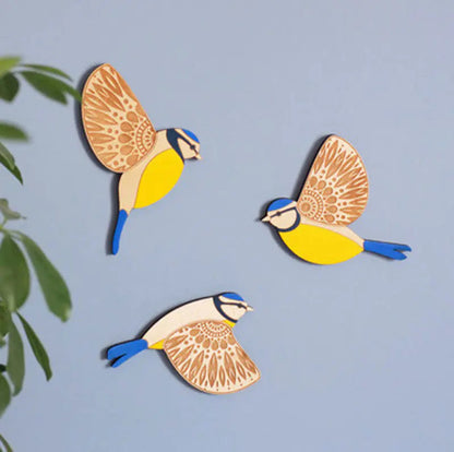 Wooden Bird Wall Decor Set | Living Room 8