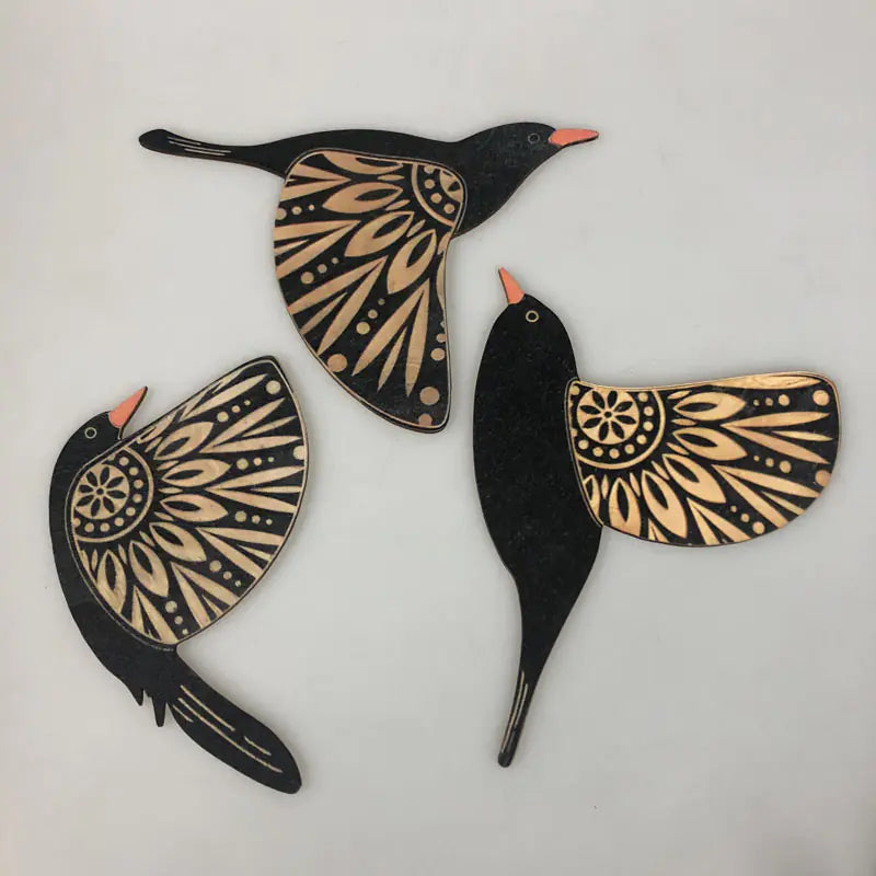 Wooden Bird Wall Decor Set | Living Room 10
