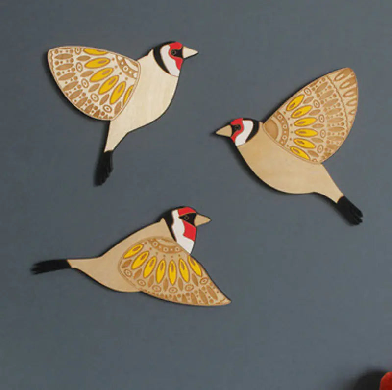 Wooden Bird Wall Decor Set | Living Room 3