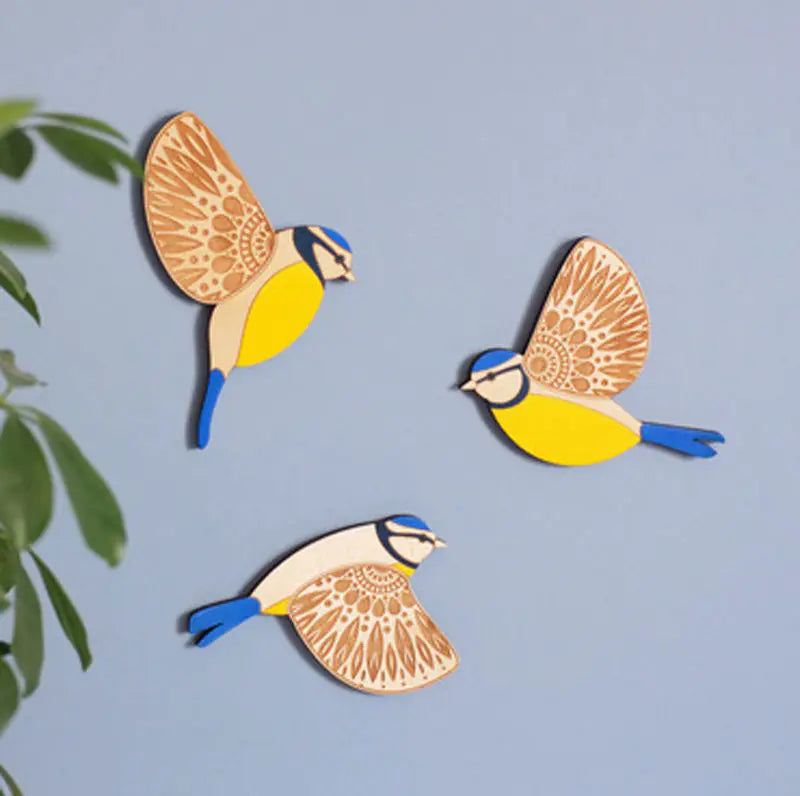 Wooden Bird Wall Decor Set | Living Room 4