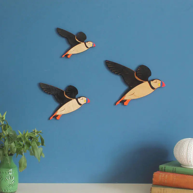 Wooden Bird Wall Decor Set | Living Room 6