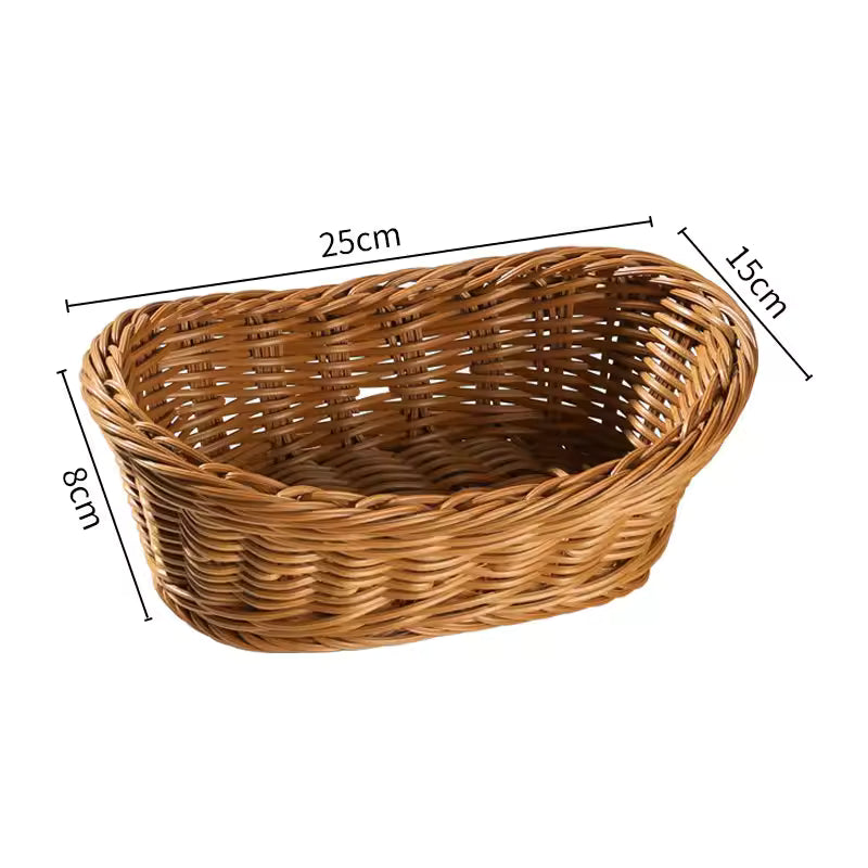 Beautifully crafted woven willow storage basket with natural texture and storage space
