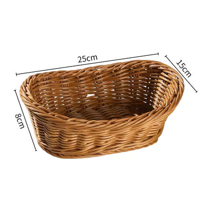 Beautifully crafted woven willow storage basket with natural texture and storage space