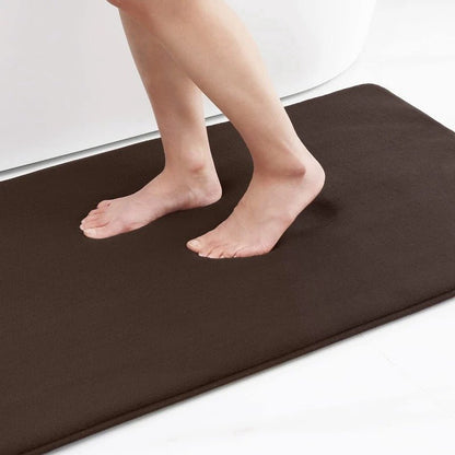 Elara Haus Bath Mat - Velvet Memory Foam Non Slip Bathroom Mats 9