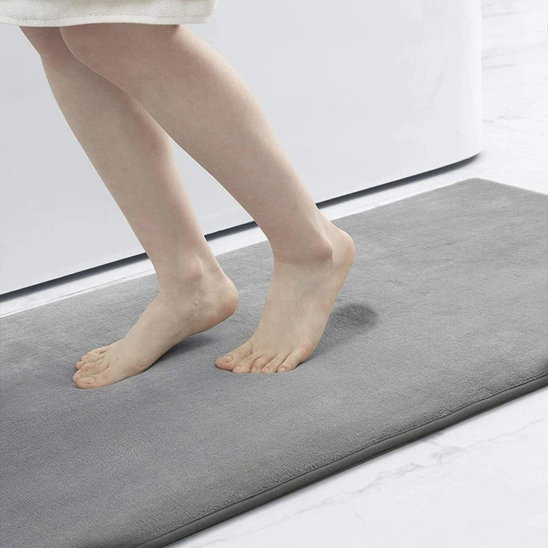 Elara Haus Bath Mat - Velvet Memory Foam Non Slip Bathroom Mats 13