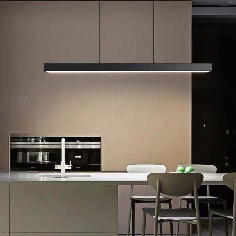 Elara Haus Black Pendant Light - Metal And Acrylic Kitchen Pendant Lighting 7