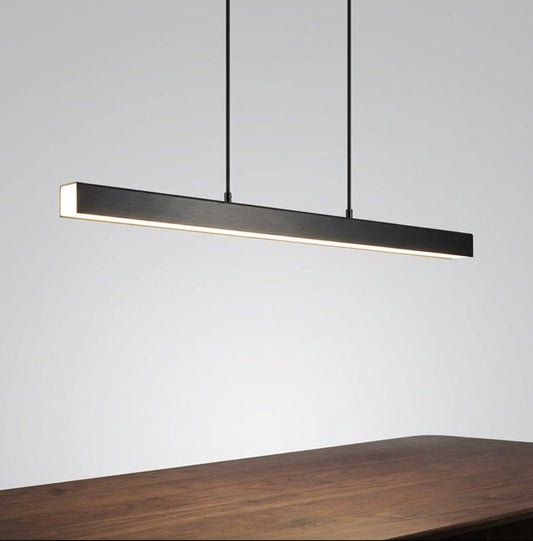 Elara Haus Black Pendant Light - Metal And Acrylic Kitchen Pendant Lighting
