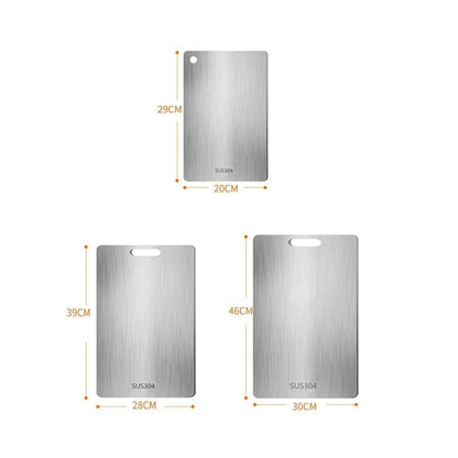 Elara Haus titanium antibacterial chopping board in kitchen setting