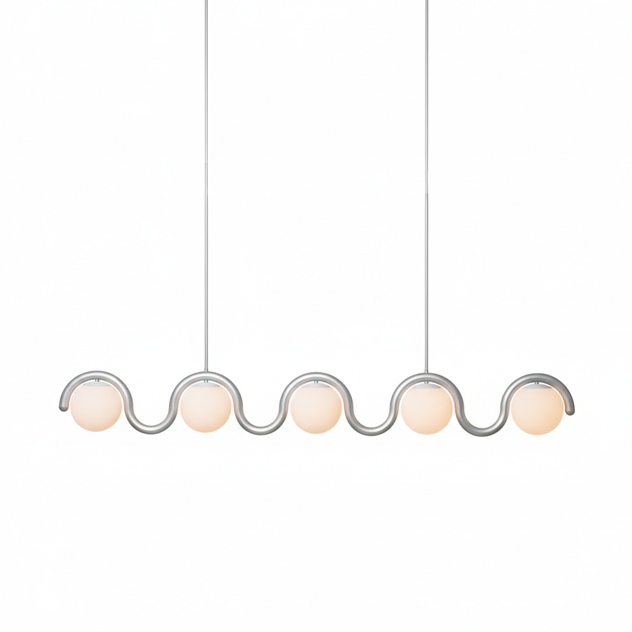 Elara Haus Designer Chandelier - Metal And Glass Modern Chandeliers 14