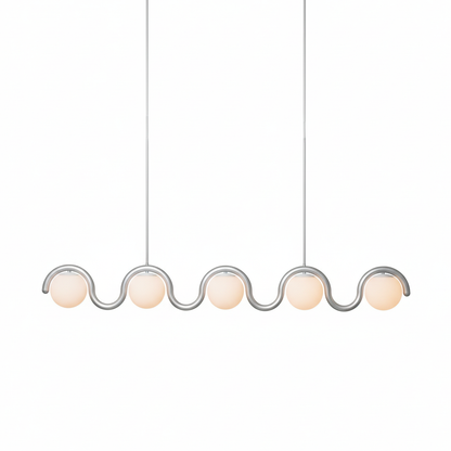 Elara Haus Designer Chandelier - Metal And Glass Modern Chandeliers 14