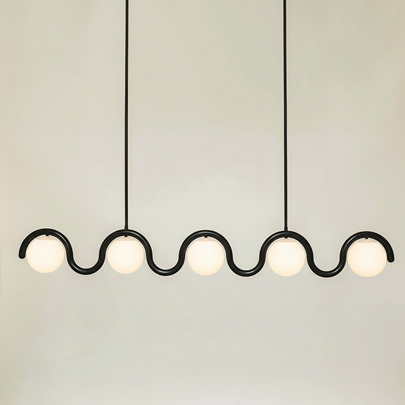 Elara Haus Designer Chandelier - Metal And Glass Modern Chandeliers 18