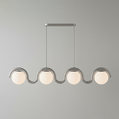 Elara Haus Designer Chandelier - Metal And Glass Modern Chandeliers 25