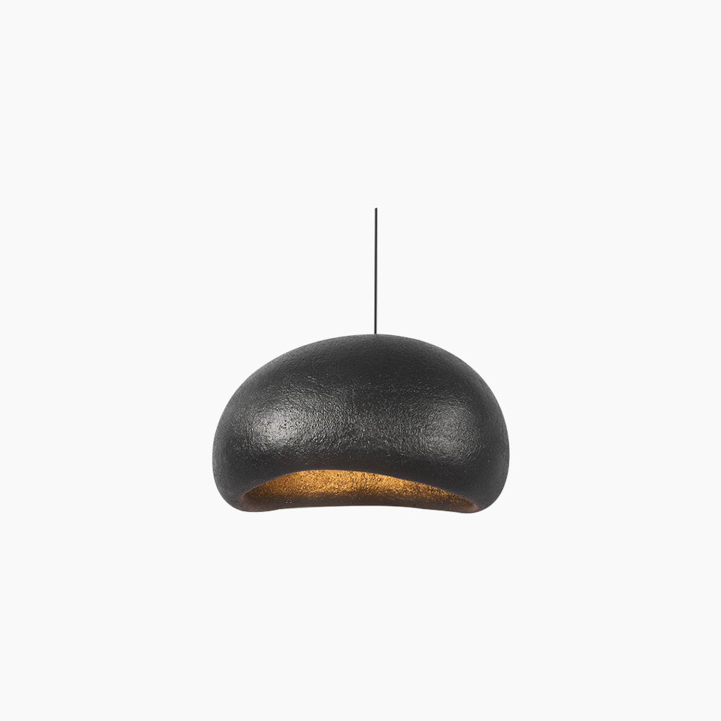 Pendant Light Japanese Wabi-Sabi Cloud, Metal Silver / Black 5
