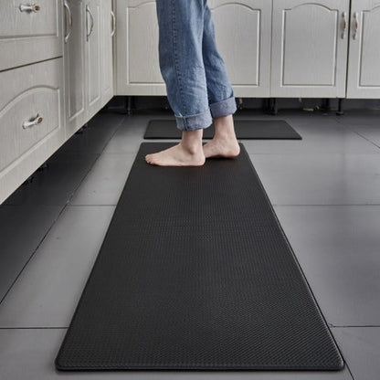 Non-slip kitchen floor mat featuring ergonomic comfort and support