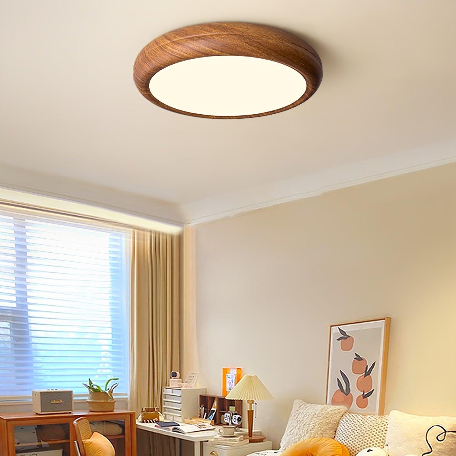 Elara Haus Flush Mount Ceiling Light - Metal Acrylic Dimmable LED Ceiling Light Fixture 8