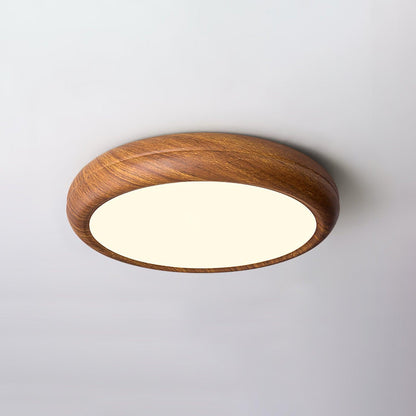 Elara Haus Flush Mount Ceiling Light - Metal Acrylic Dimmable LED Ceiling Light Fixture 12