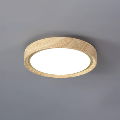 Elara Haus Flush Mount Ceiling Light - Metal Acrylic Dimmable LED Ceiling Light Fixture 16