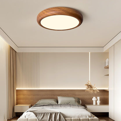 Elara Haus Flush Mount Ceiling Light - Metal Acrylic Dimmable LED Ceiling Light Fixture 2