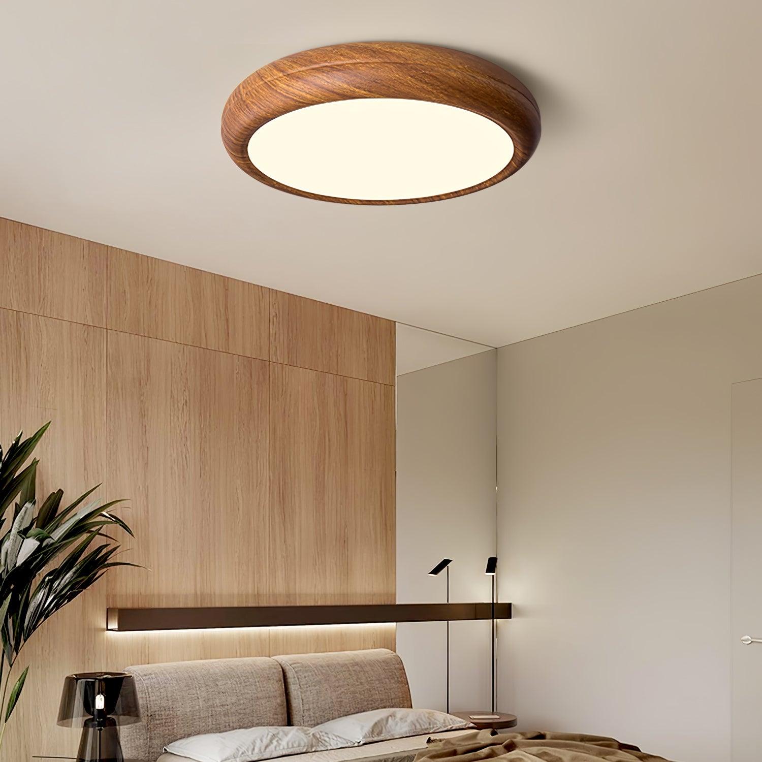 Elara Haus Flush Mount Ceiling Light - Metal Acrylic Dimmable LED Ceiling Light Fixture 5