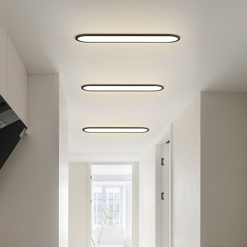Elara Haus Flush Mount Ceiling Light - Metal And Acrylic LED Ceiling Light Fixture 9