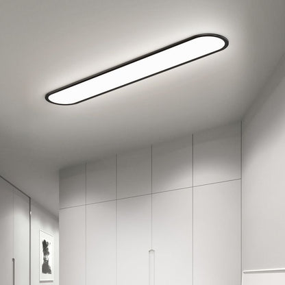 Elara Haus Flush Mount Ceiling Light - Metal And Acrylic LED Ceiling Light Fixture 0