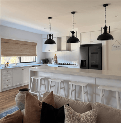 Modern Industrial Single Dome Pendant Light 1