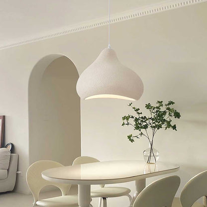 Pendant lamp Japanese Wabi-sabi irregular shape, white / beige 3