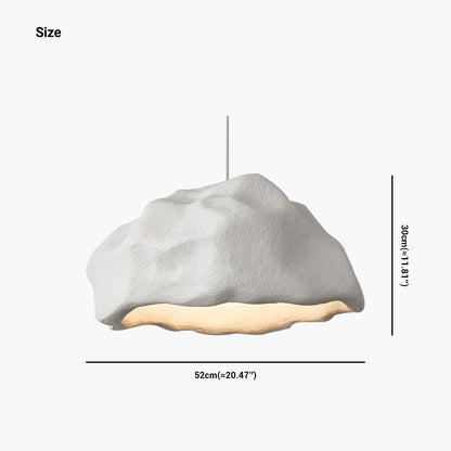Pendant lamp Japanese Wabi-sabi natural stone, 4 colors 7