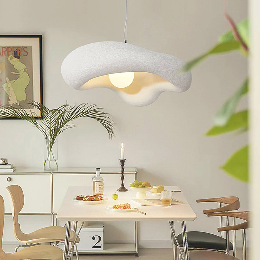 Pendant lamp, light Japanese Wabi-Sabi cream, unique, 4 colors 1