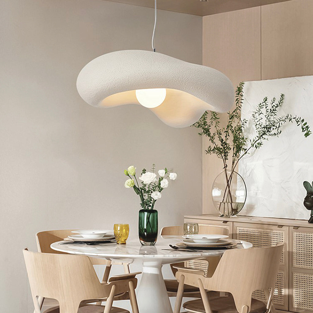 Pendant lamp, light Japanese Wabi-Sabi cream, unique, 4 colors 2