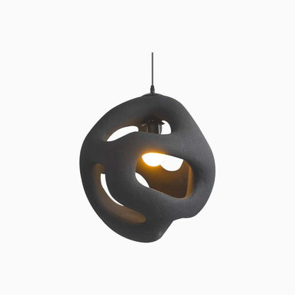 Pendant light minimalist wabi-sabi cement cave 2