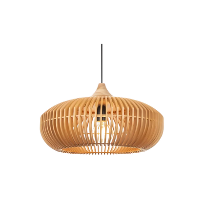 The Halo of Zen Japandi Wood Pendant Light 1