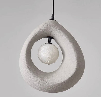 Hayami Wabi Sabi Resin Pendant Light 9