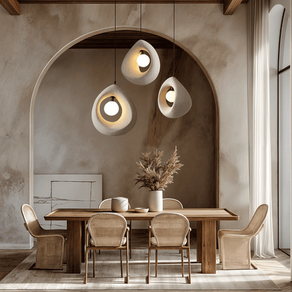 Hayami Wabi Sabi Resin Pendant Light 4
