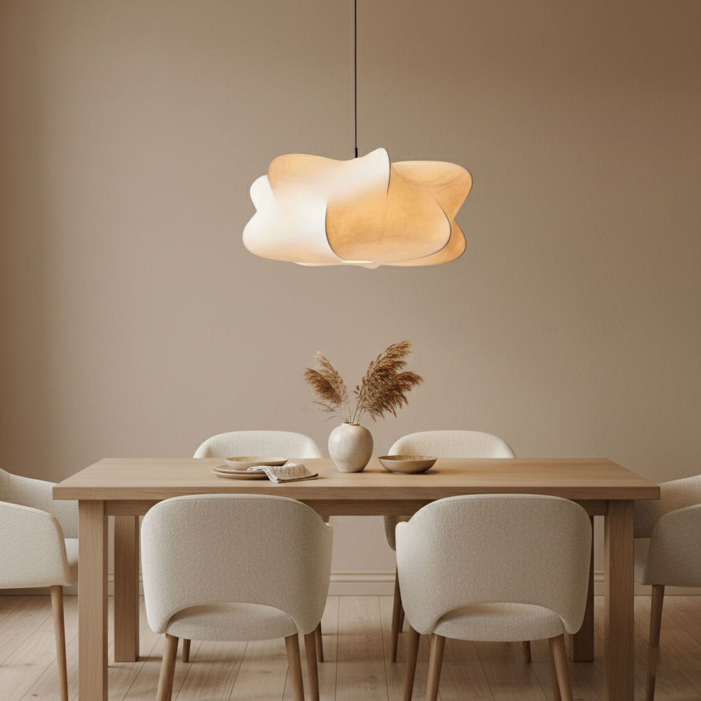 Elysia Wabi Sabi Fabric Pendant Light 1