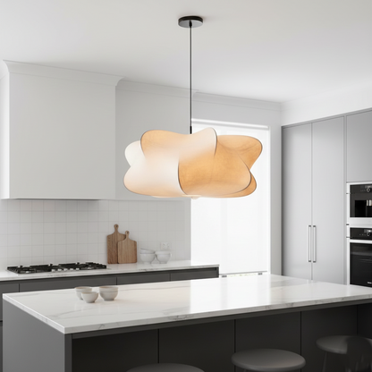 Elysia Wabi Sabi Fabric Pendant Light 5