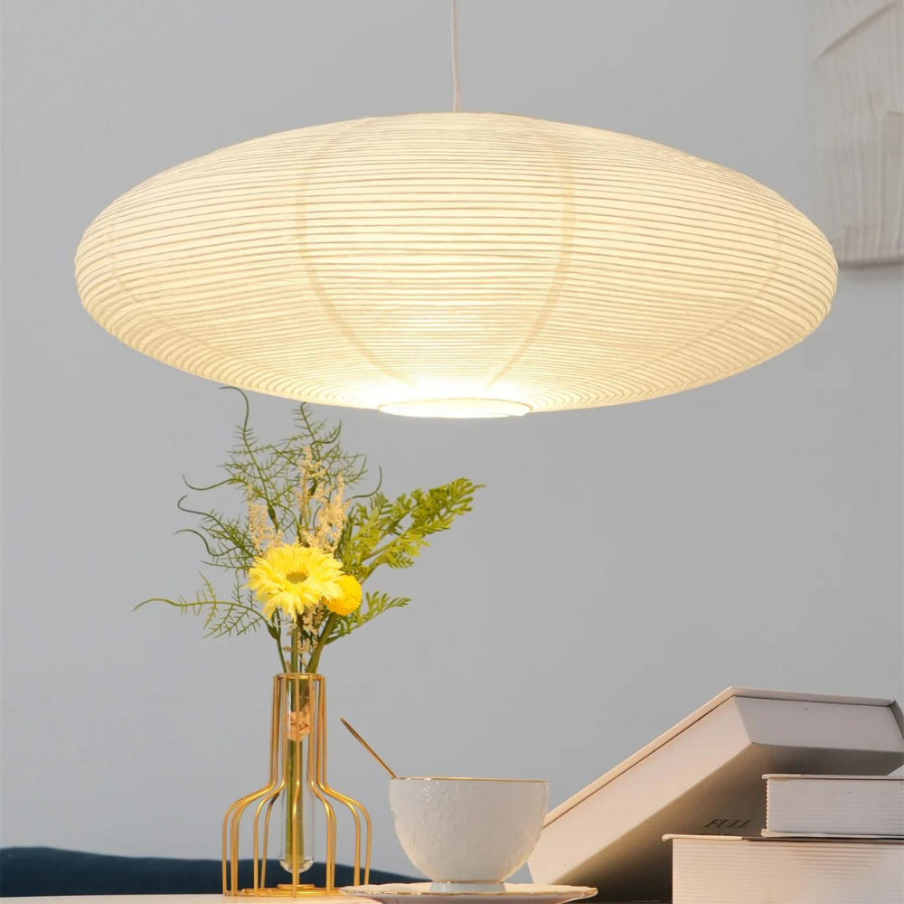 The Mist Shard Japandi Paper Pendant Light 4