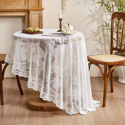 Elara Haus kintsugi veil tablecloth in Japandi-inspired architectural design