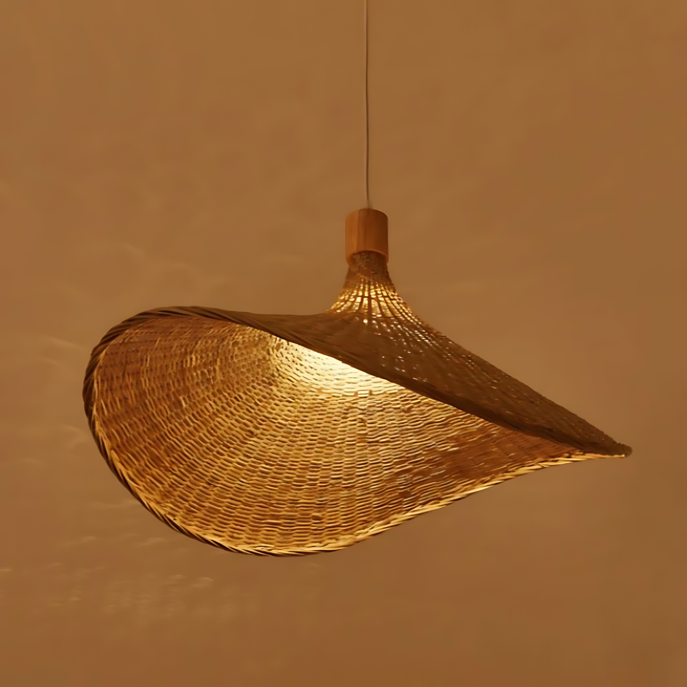 Rustic Raphia Charm Rattan Light 8