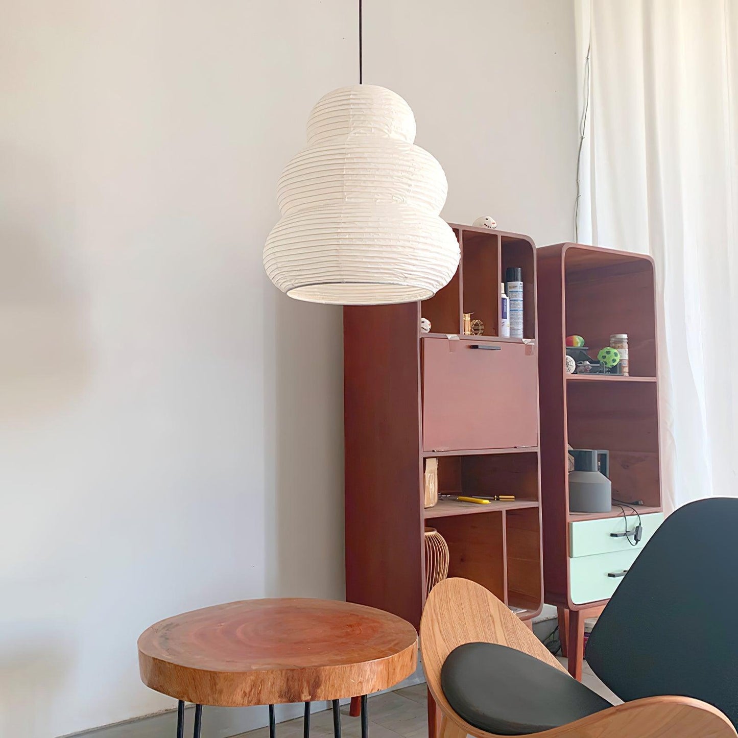 Akari Gourd Washi Paper Pendant Light 3