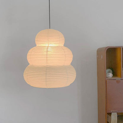 Akari Gourd Washi Paper Pendant Light 5