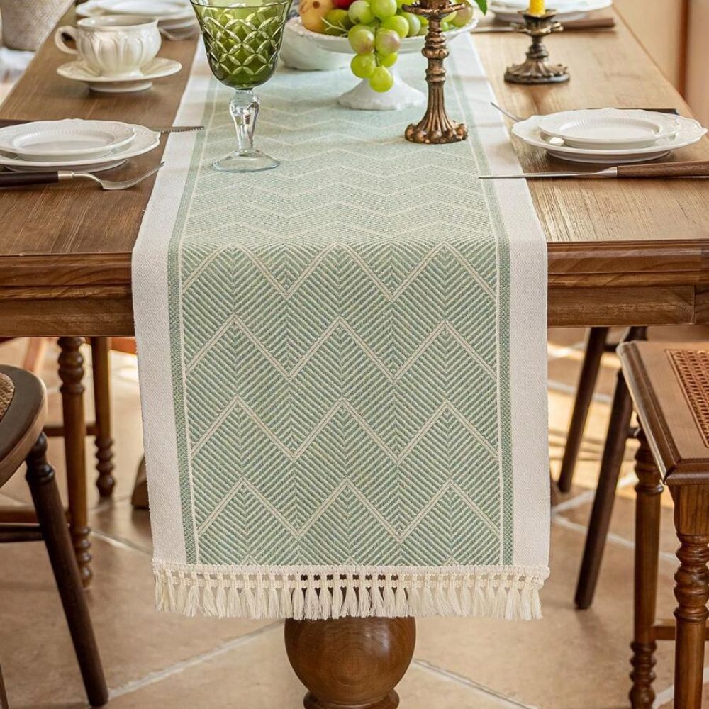 Arid Loom Woven Table Runner by Elara Haus for sale